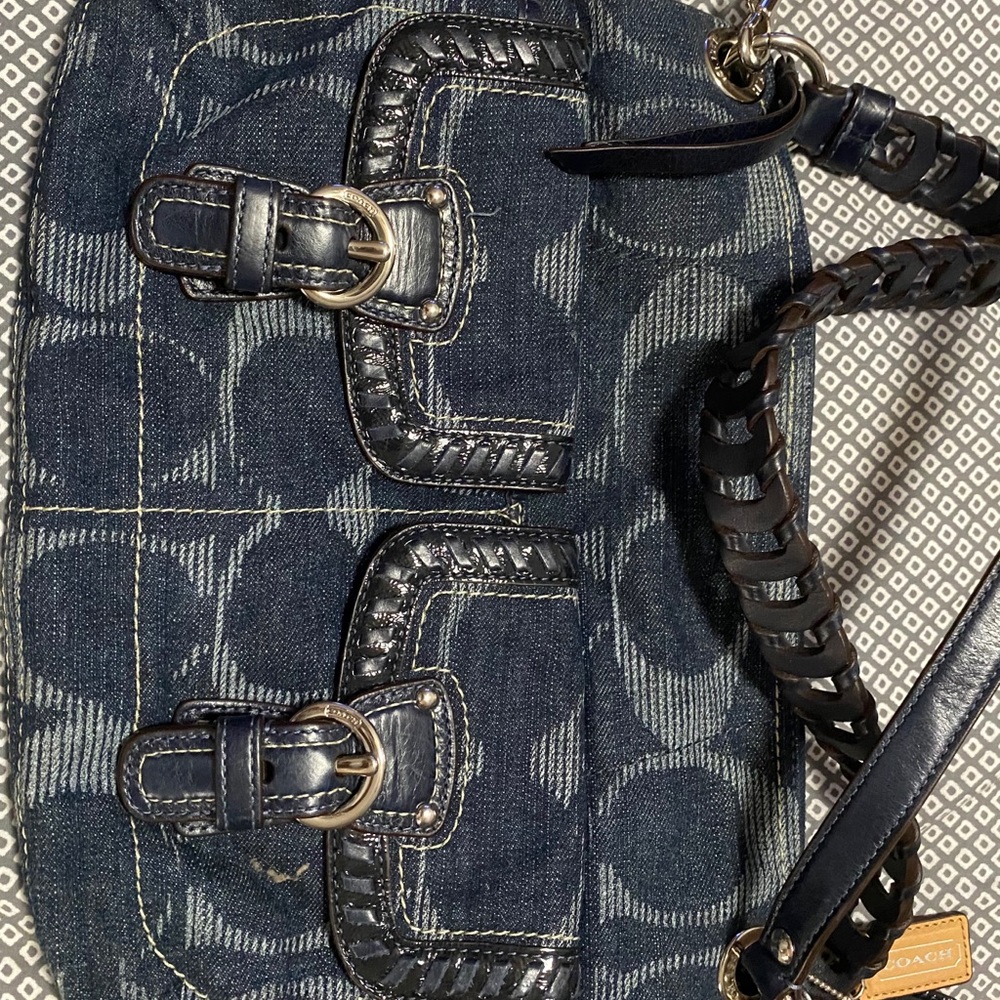 Coach Denim crossbody